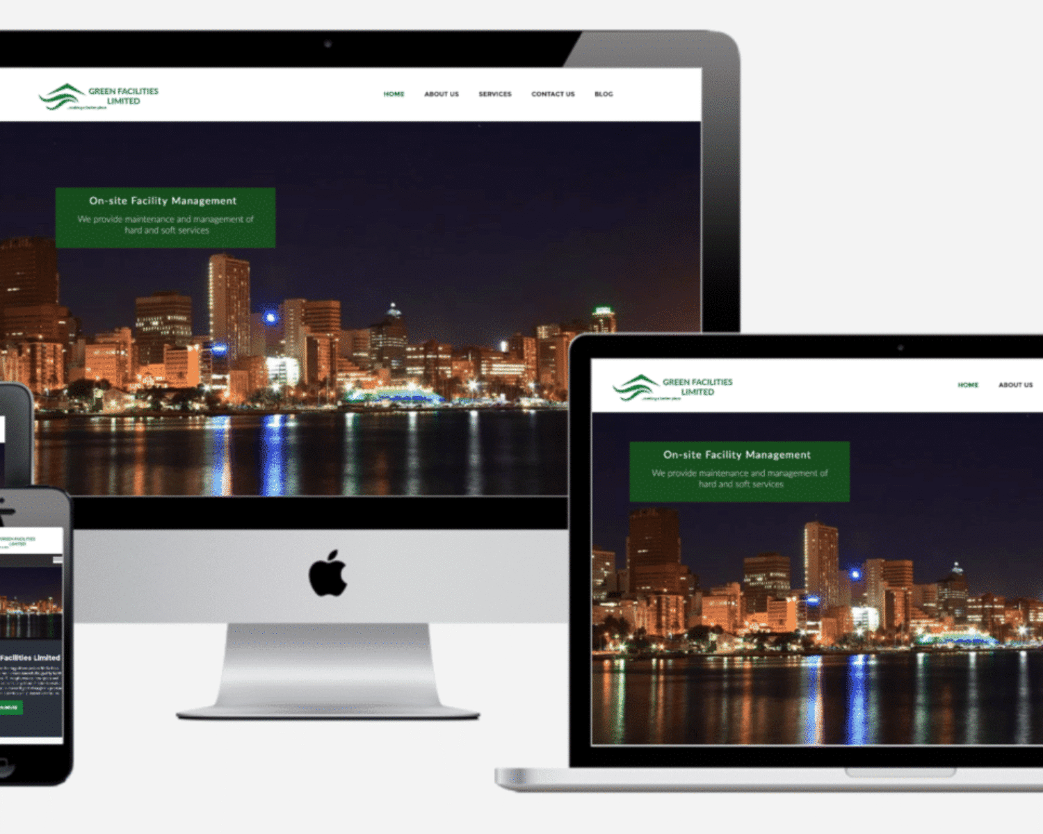 green facilities ltd website project