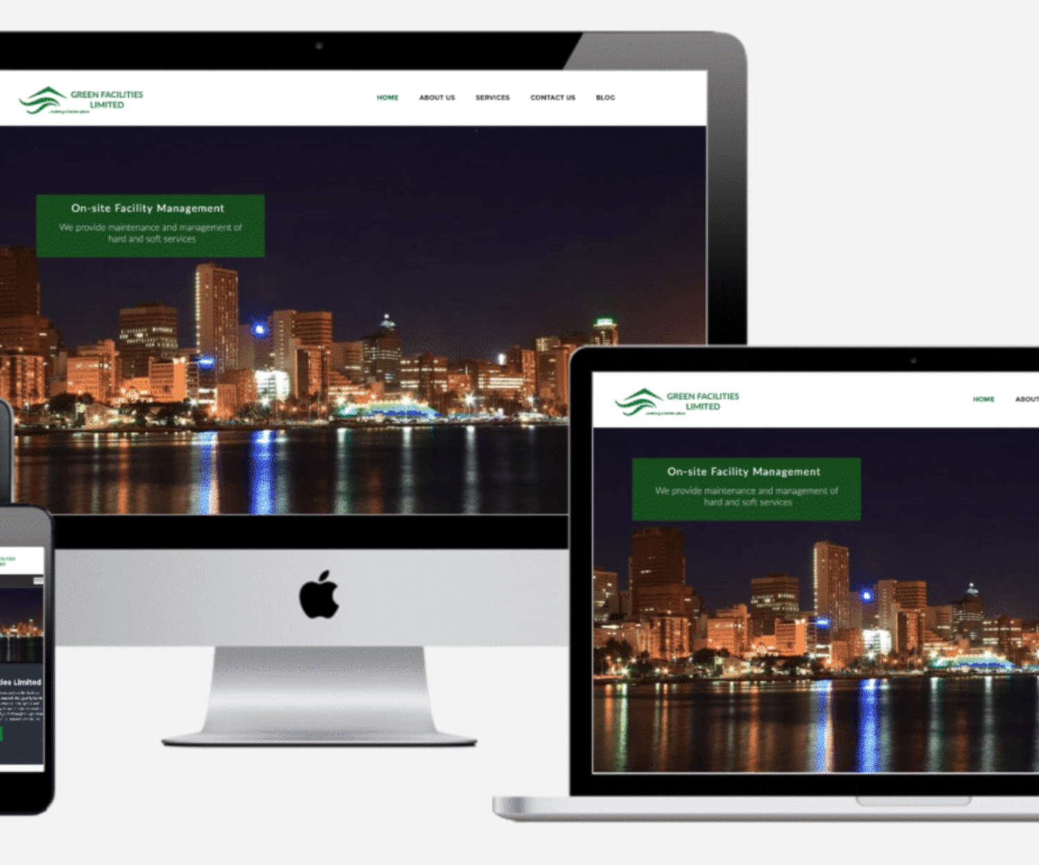 green facilities ltd website project