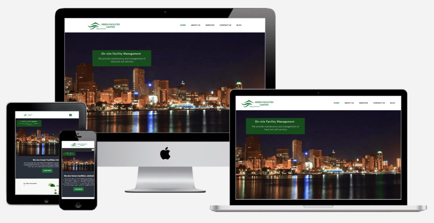 green facilities ltd website project